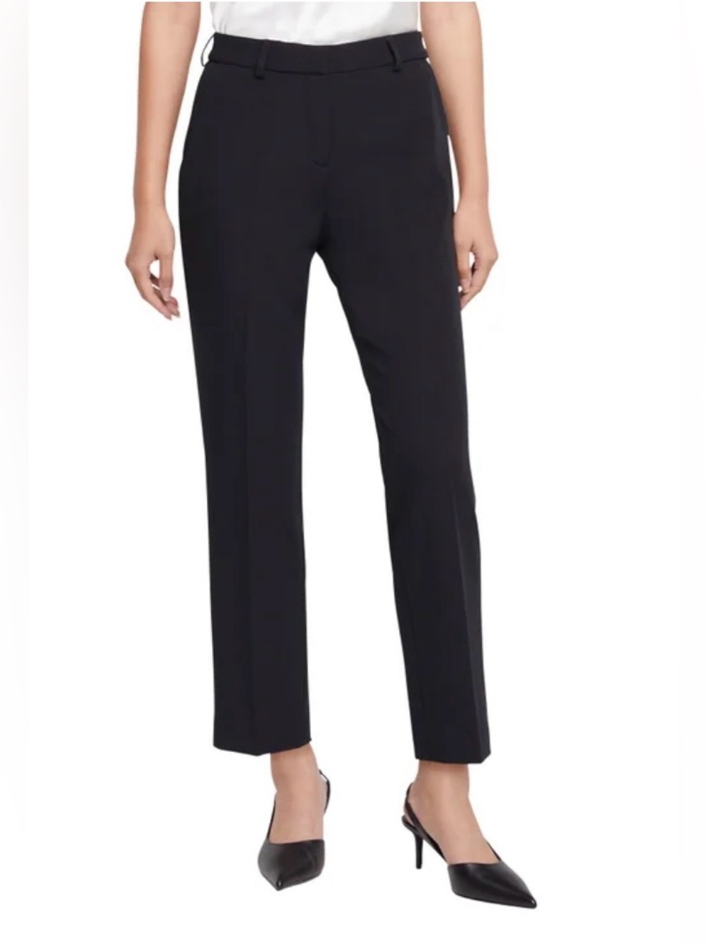 Express Classic Black Women's straight leg, cropped dress pants